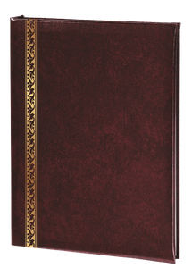 Value Series Scroll Memorial Guest Book - 6 Ring - IUSRB103