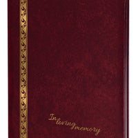 Imperial Series Memorial Guest Book - 6 Ring - IUSRB104