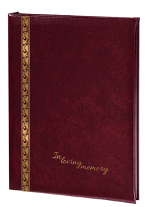Imperial Series Memorial Guest Book - 6 Ring - IUSRB104