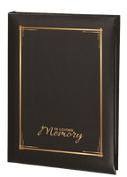 Decorative In Loving Memory Memorial Guest Book - 6 Ring - STGR105
