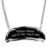 Customized Engraved Brass Name Tag - 3 Styles Gold, Pewter or Black