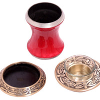 Baroque Red Tealight Cremation Urn - IUTL100