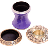 Baroque Purple Tealight Cremation Urn - IUTL103