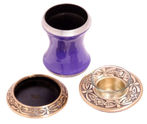 Baroque Purple Tealight Cremation Urn - IUTL103