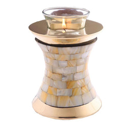 Mother of Pearl Tealight Cremation Urn - IUTL112