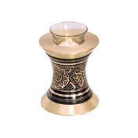 Golden Aura Tealight Cremation Urn - IUTL113