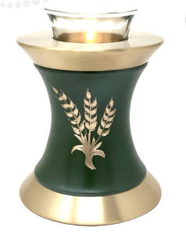 Wheat Fond Tealight Cremation Urn - IUTL118