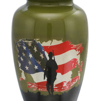 Men In Uniform Theme Urn - IUTM103