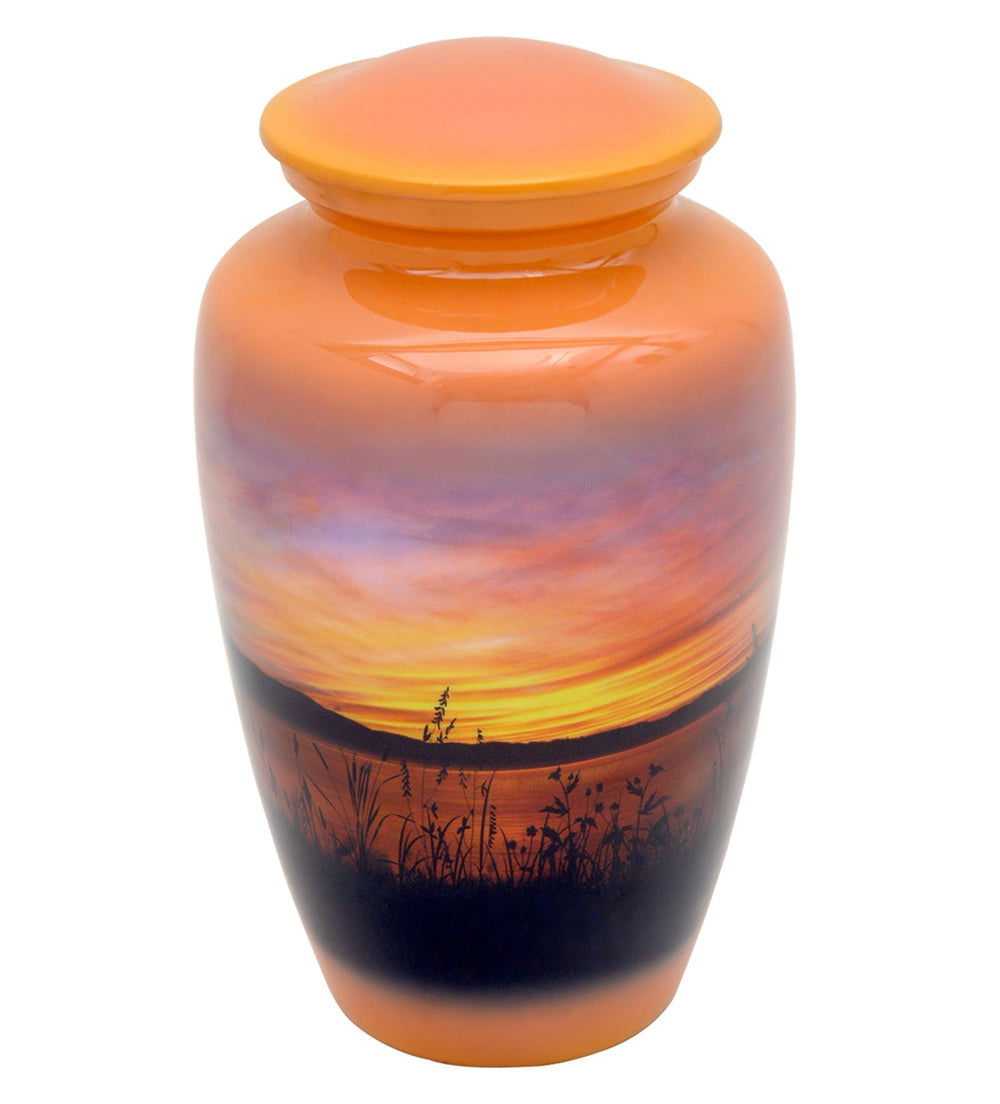 Sunset Theme Cremation Urn - IUTM106