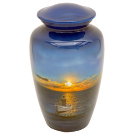 Fisherman Theme Cremation Urn - IUTM107