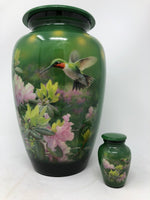 Hummingbird Theme Cremation Urn - IUTM110