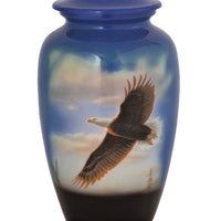 Soaring Eagle Theme Cremation Urn - IUTM114