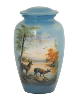 Quiet Evening Theme Cremation Urn - IUTM115