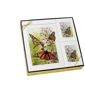 Theme Butterfly - Urn & Stationery Box Set - IUTM116-SET