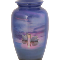 Loving Swans Theme Cremation Urn - IUTM118