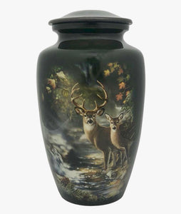 Deer Theme Cremation Urn - IUTM129