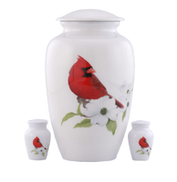 OVERSTOCK Cardinal Theme Adult Cremation Urn