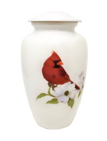 OVERSTOCK Cardinal Theme Adult Cremation Urn