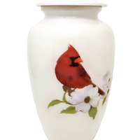 OVERSTOCK Cardinal Theme Adult Cremation Urn