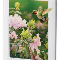 Hummingbird Memorial Guest Book - 6 Ring - IUTM110-RBK
