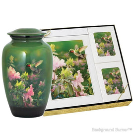 Theme Hummingbird - Urn & Stationery Box Set - IUTM110-SET