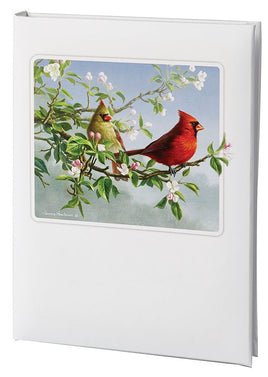 Cardinal Memorial Guest Book - 6 Ring - STTM112-BK