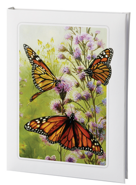 Butterfly Memorial Guest Book - 6 Ring - STTM116-BK