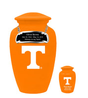 Fan Series - University of Tennessee Volunteers Orange Memorial Cremation Urn - IUTNV101