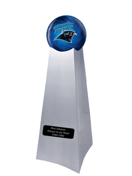 Championship Trophy Urn Base with Optional Carolina Panthers Team Sphere