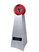 Championship Trophy Urn Base with Optional Houston Texans Team Sphere