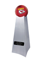 Championship Trophy Urn Base with Optional Kansas City Chiefs Team Sphere