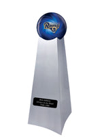 Championship Trophy Urn Base with Optional Los Angeles Rams Team Sphere