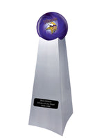 Championship Trophy Urn Base with Optional Minnesota Vikings Team Sphere

