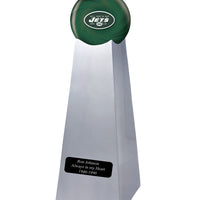Championship Trophy Urn Base with Optional New York Jets Team Sphere