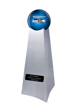 Championship Trophy Urn Base with Optional Seattle Seahawks Team Sphere