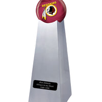 Championship Trophy Urn Base with Optional Washington Redskins Team Sphere