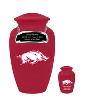 Fan Series - University of Arkansas Razorbacks Memorial Cremation Urn - IUUARK100