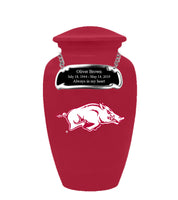 Fan Series - University of Arkansas Razorbacks Memorial Cremation Urn - IUUARK100