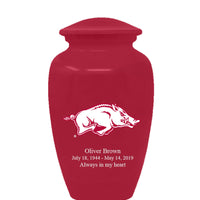 Fan Series - University of Arkansas Razorbacks Memorial Cremation Urn - IUUARK100