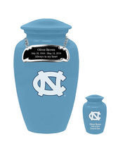Fan Series - University of North Carolina Tar Heels Blue Memorial Cremation Urn - IUUNC101
