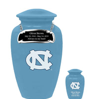Fan Series - University of North Carolina Tar Heels Blue Memorial Cremation Urn - IUUNC101
