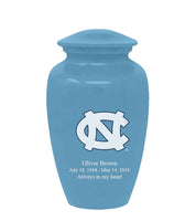 Fan Series - University of North Carolina Tar Heels Blue Memorial Cremation Urn - IUUNC101