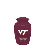 Fan Series - Virginia Tech Hokies Maroon Memorial Cremation Urn - IUVGTE100