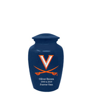 Fan Series - Virginia University Cavaliers Blue Memorial Cremation Urn - IUVRG100