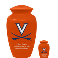 Fan Series - Virginia University Cavaliers Memorial Cremation Urn - IUVRG101