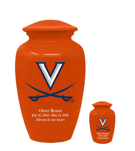 Fan Series - Virginia University Cavaliers Memorial Cremation Urn - IUVRG101