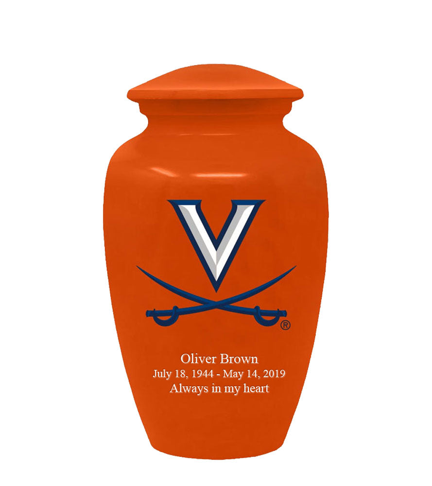 Fan Series - Virginia University Cavaliers Memorial Cremation Urn - IUVRG101