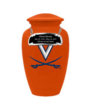 Fan Series - Virginia University Cavaliers Orange Memorial Cremation Urn - IUVRG101
