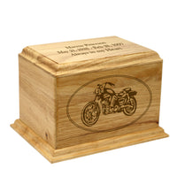 Woodland Motorcycle Cremation Urn - Large - IUWC107