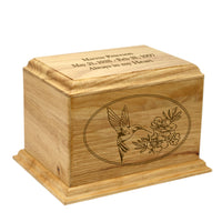 Woodland Hummingbird Cremation Urn - Large - IUWC109